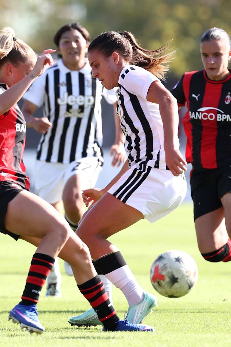 Bianconere suffer late defeat in Milan