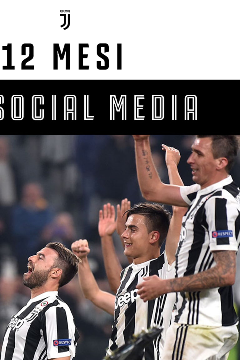 Il 2017 bianconero... sui Social
