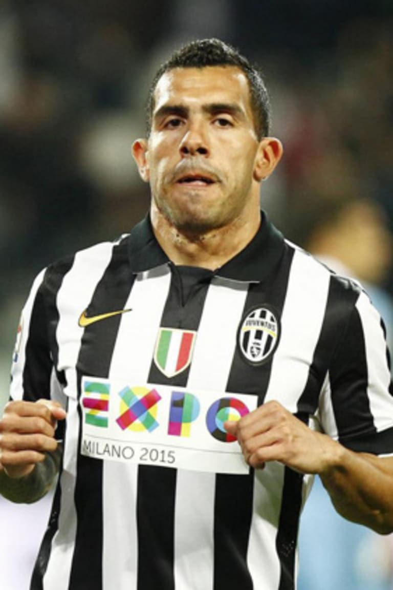 Ungkapan kegembiraan dari Tevez