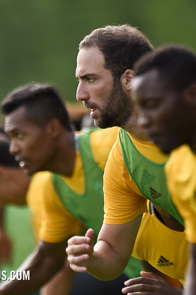 Inizia in campo la settimana di Juve-Sassuolo