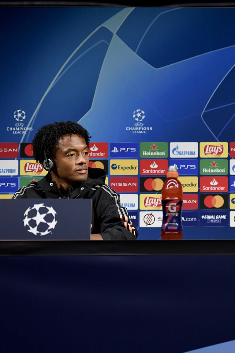Pirlo & Cuadrado on the eve of Ferencvaros – Juve 