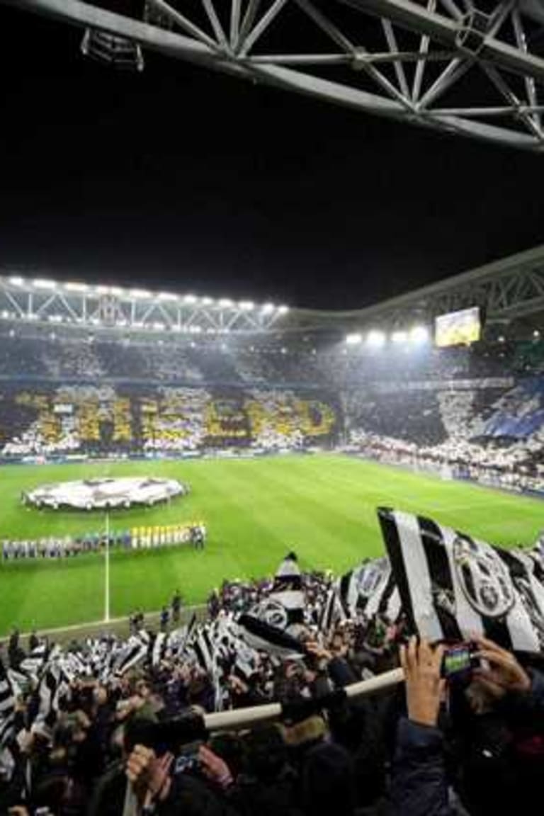 Juventus Stadium penuh untuk menyambut Monaco
