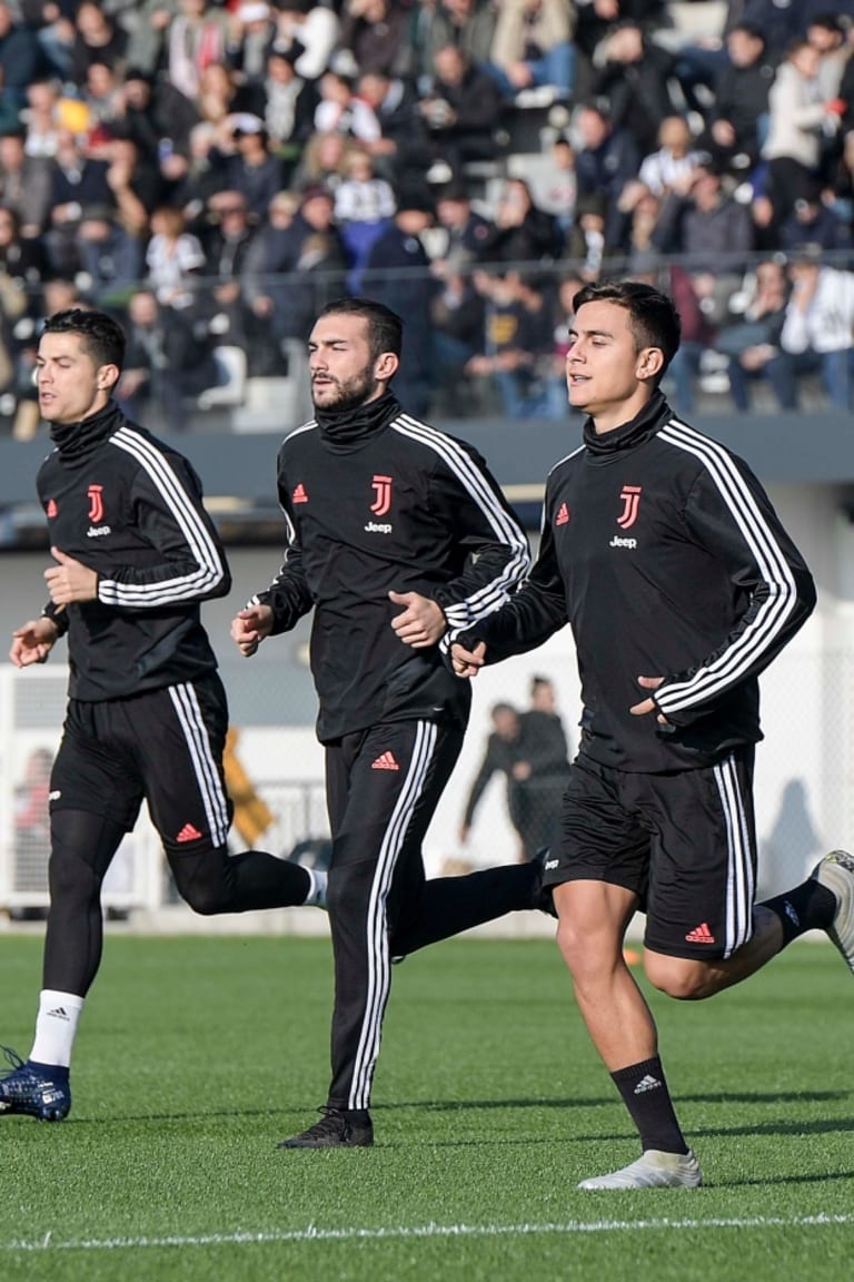 Back to work in front of the fans