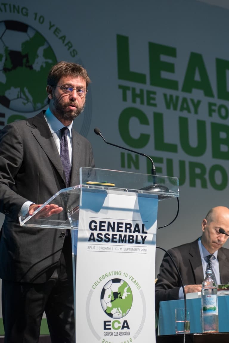 Andrea Agnelli «Da oggi al 2024 il calcio evolverà in molte direzioni importanti»