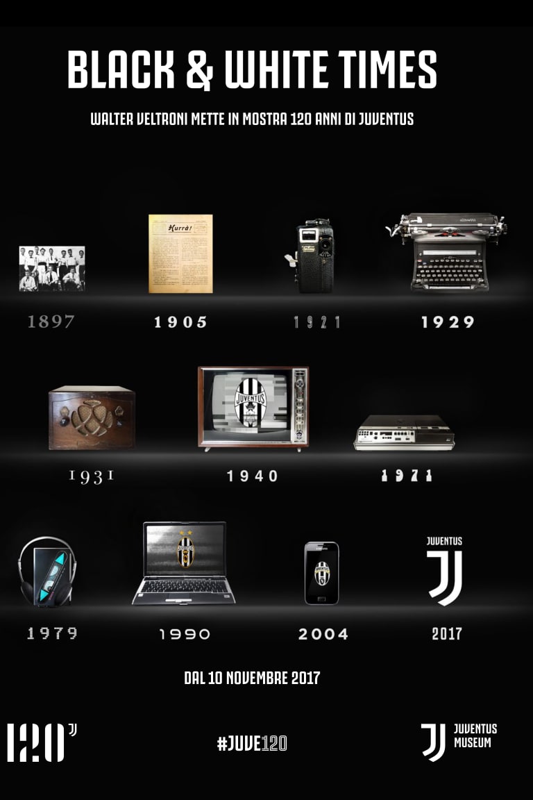 "Black and White Times" open until 16 April at Juventus Museum!