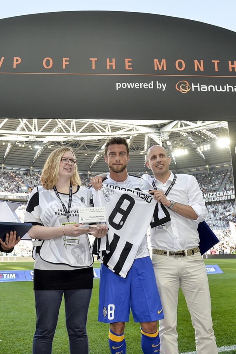 Marchisio, un pre-partita da standing ovation