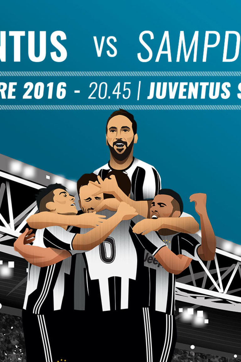 Juve-Samp, via alla vendita libera!