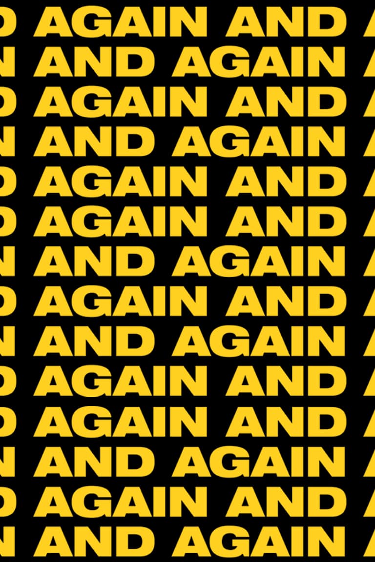 AGAIN NEVER AGAIN
