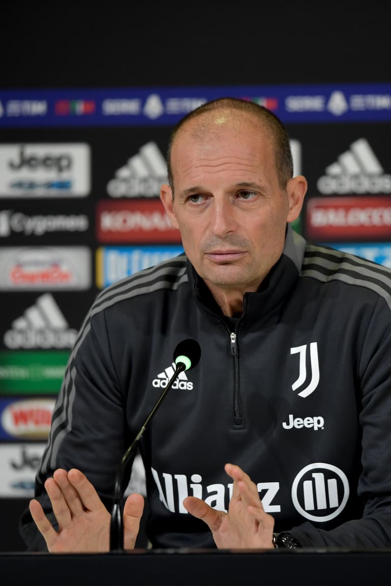 Allegri: “We need to keep calm and continue working”
