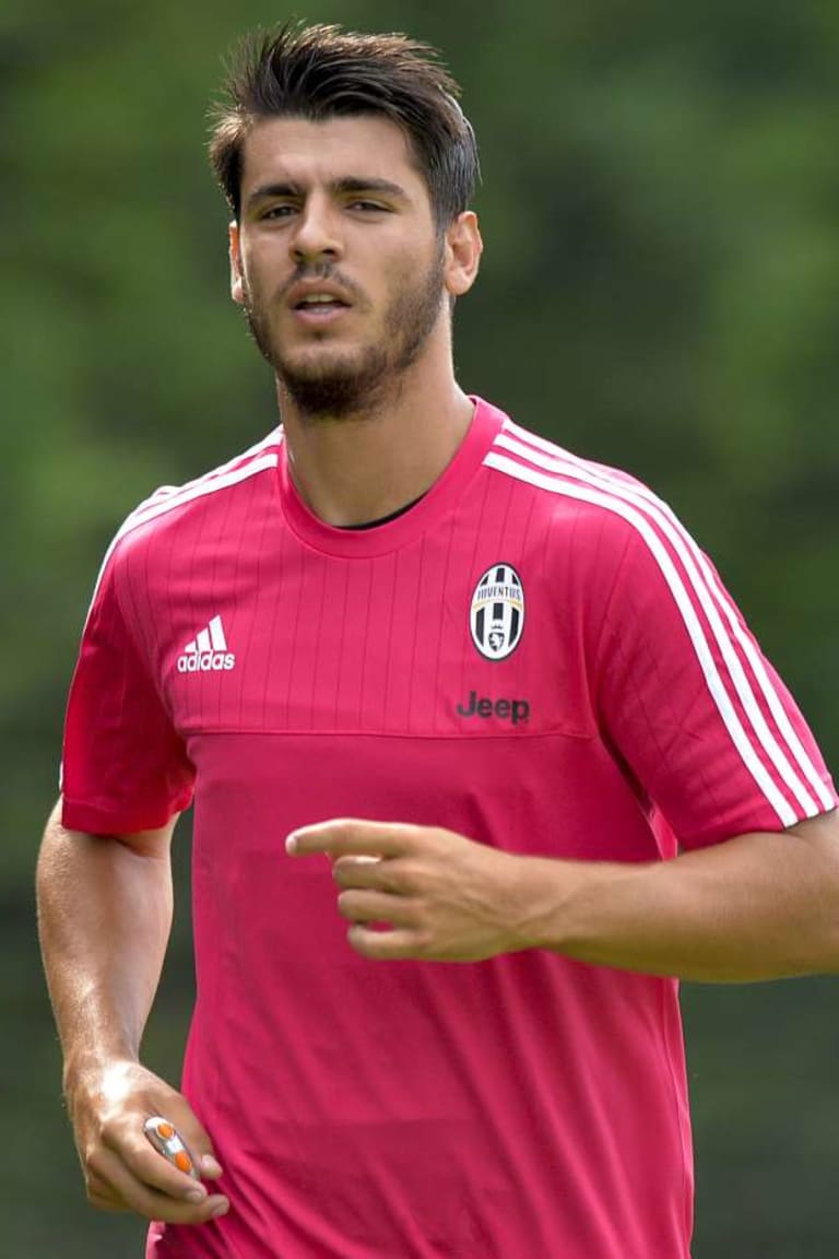 Morata è già al lavoro