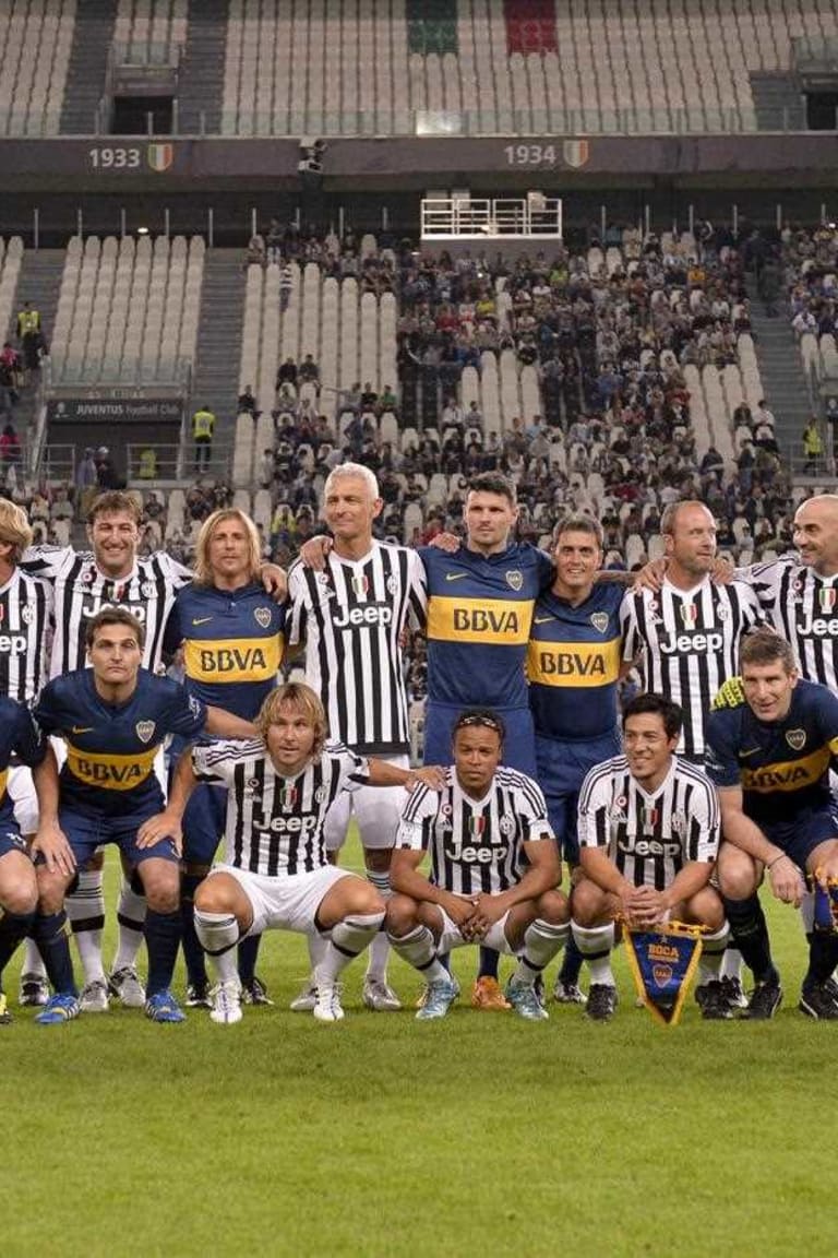 Juve dan Boca memutar balik waktu di Unesco Cup