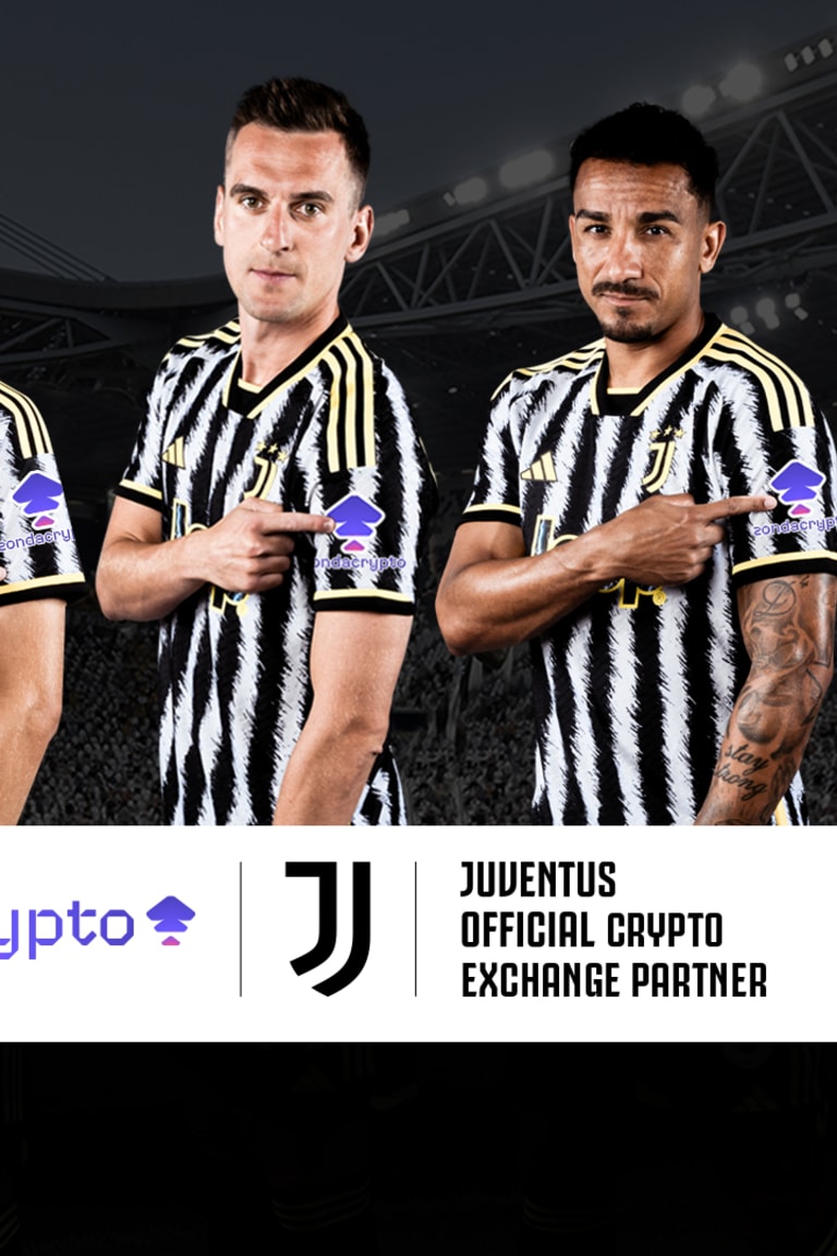 zondacrypto menjadi sponsor dan mitra Resmi Pertukaran Kripto Juventus