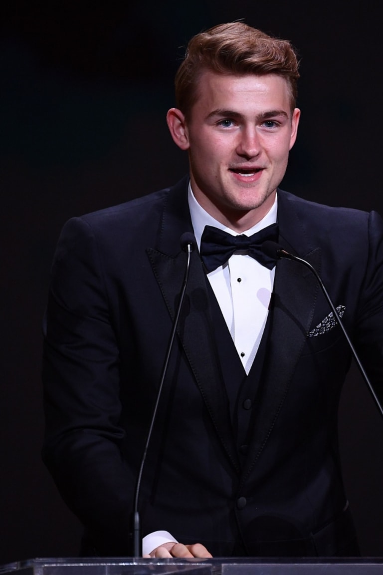 Matthijs de Ligt speaks after winning Kopa Trophy