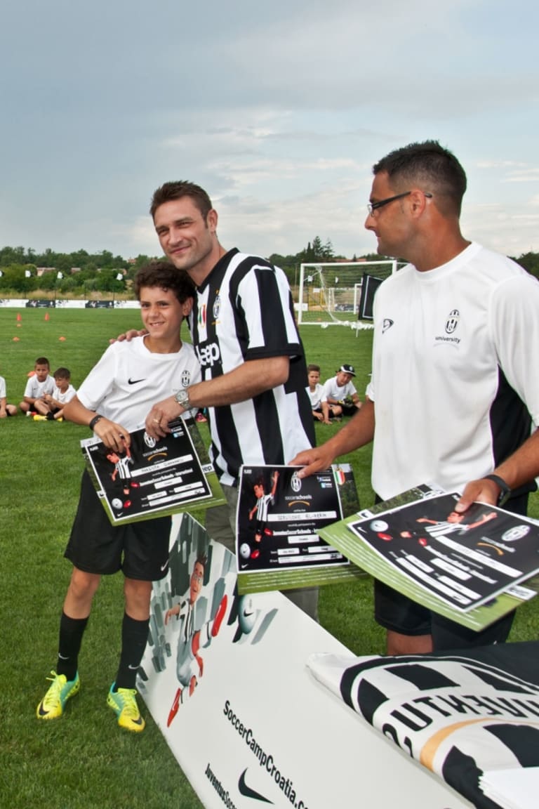 Kovac star allo Juventus International Camp Croazia