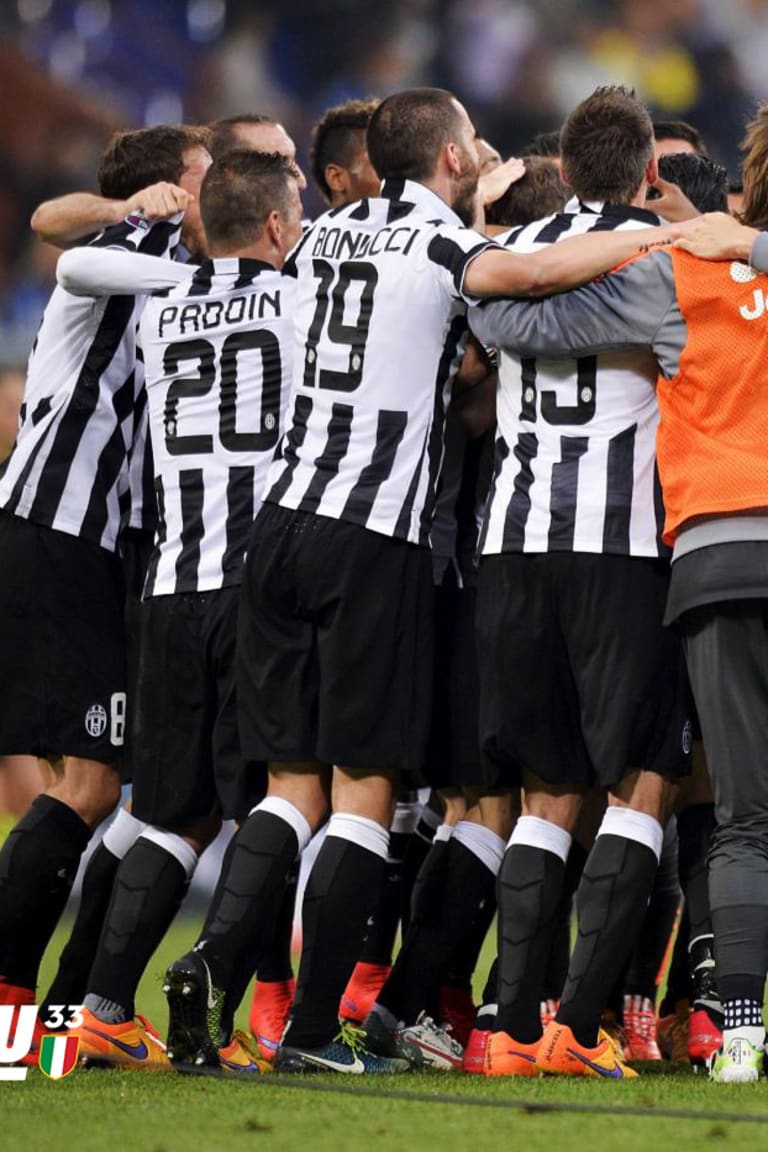 Samp-Juve, i numeri della vittoria Scudetto