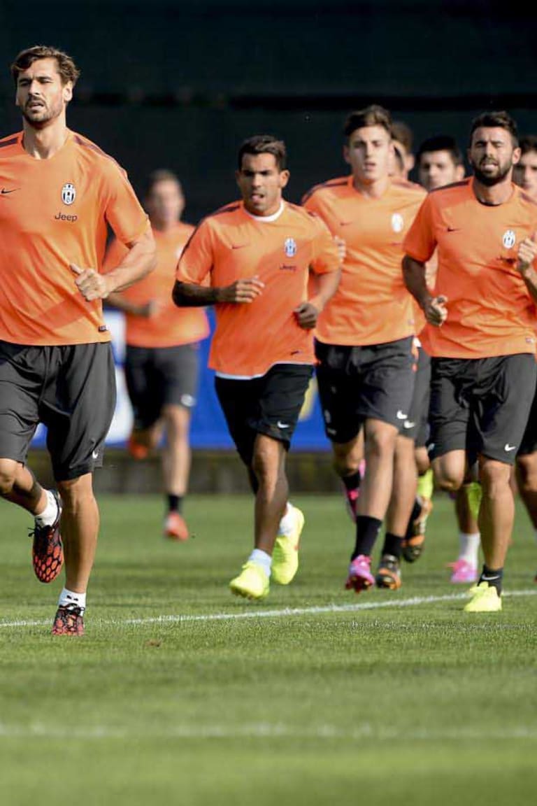 Juve launch Champions League preparations in Vinovo