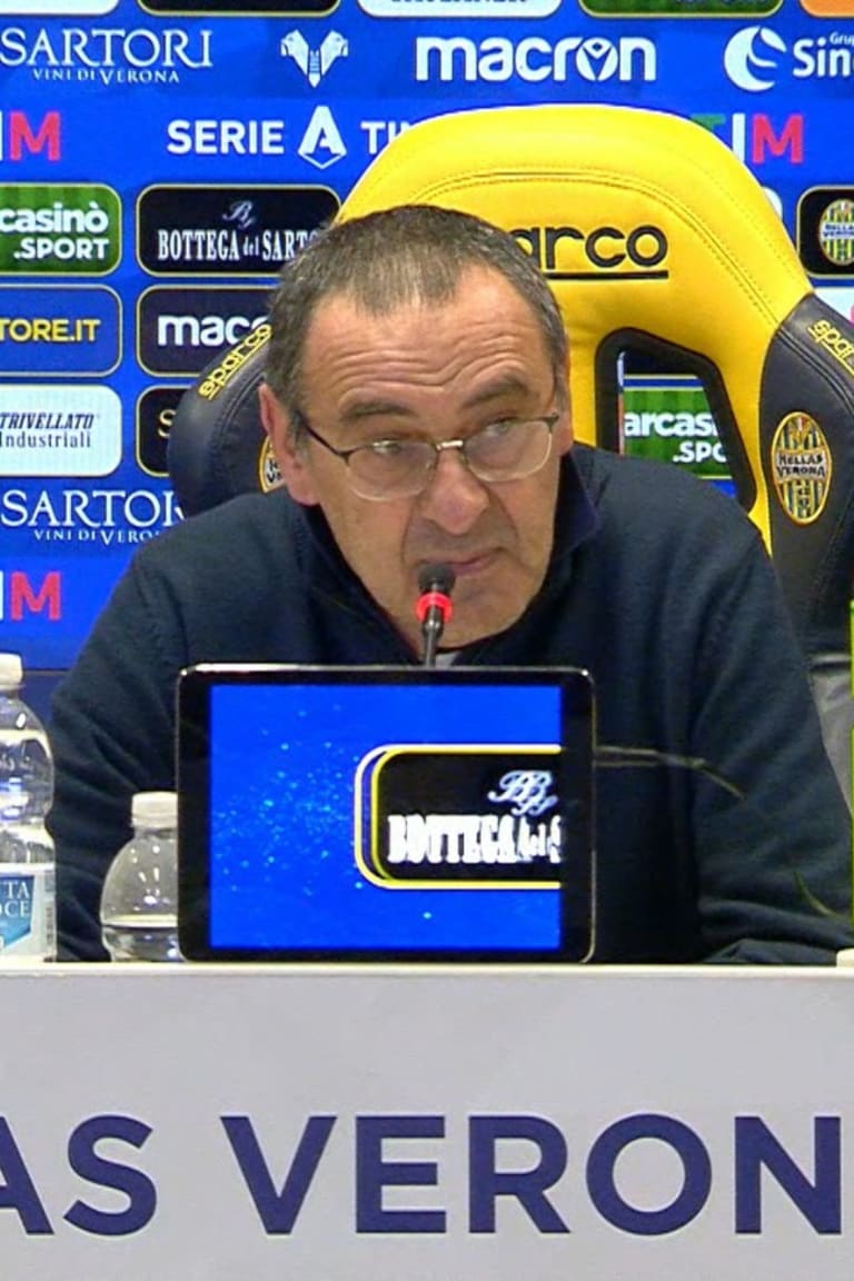 Conferenze stampa | Post Hellas Verona - Juventus