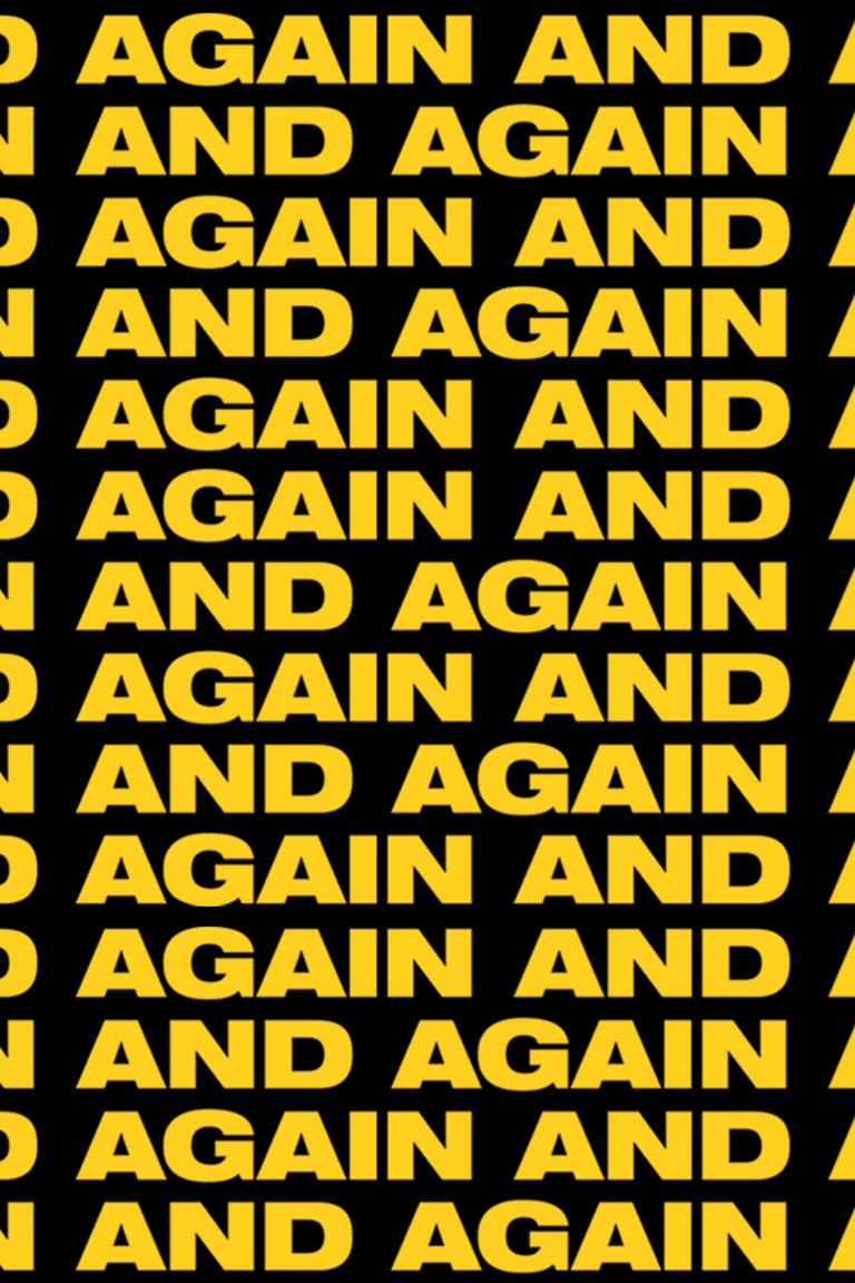 NEVER AGAIN 