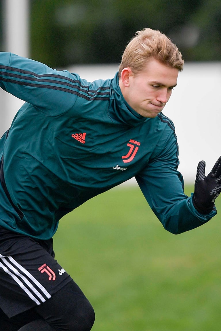 Juventus train after Sampdoria