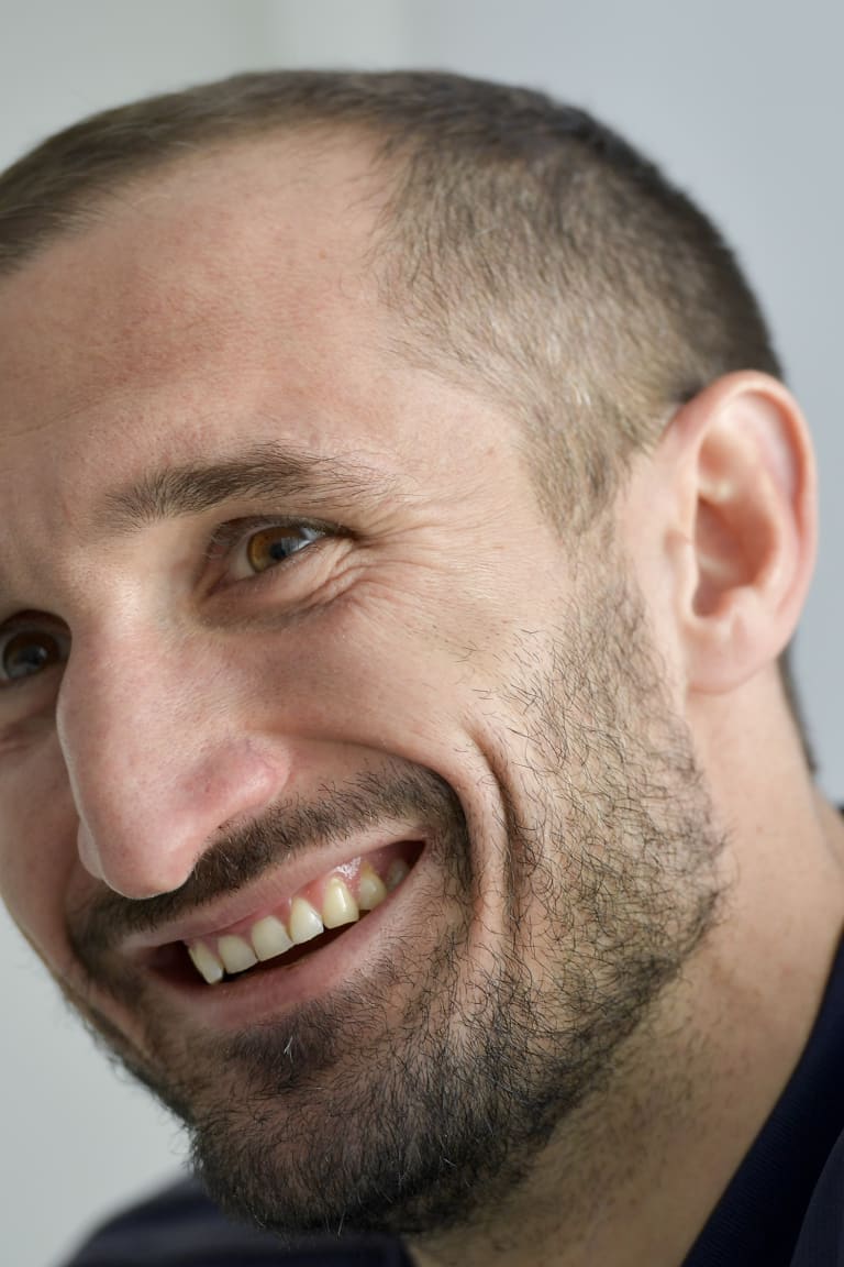 Players on the road | Giorgio Chiellini