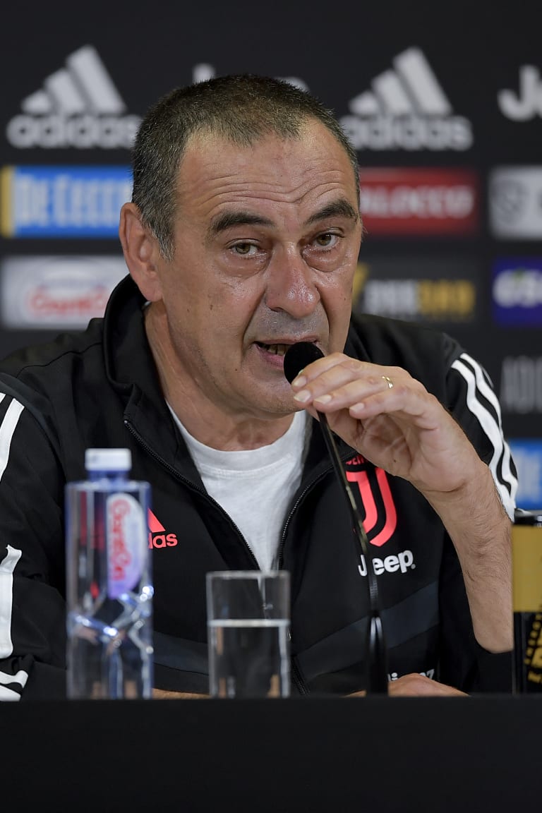 Le parole di Sarri alla vigilia di Milan - Juventus