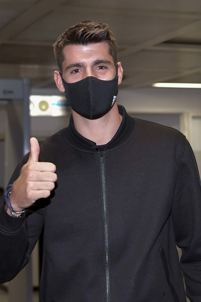 Alvaro Morata è arrivato a Torino!
