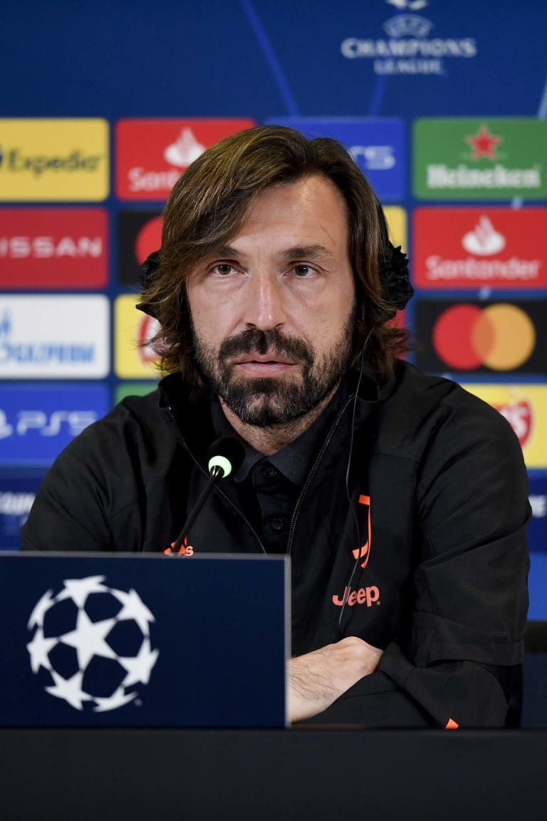 Pirlo e Alex Sandro alla vigilia di Juve-Dinamo Kiev