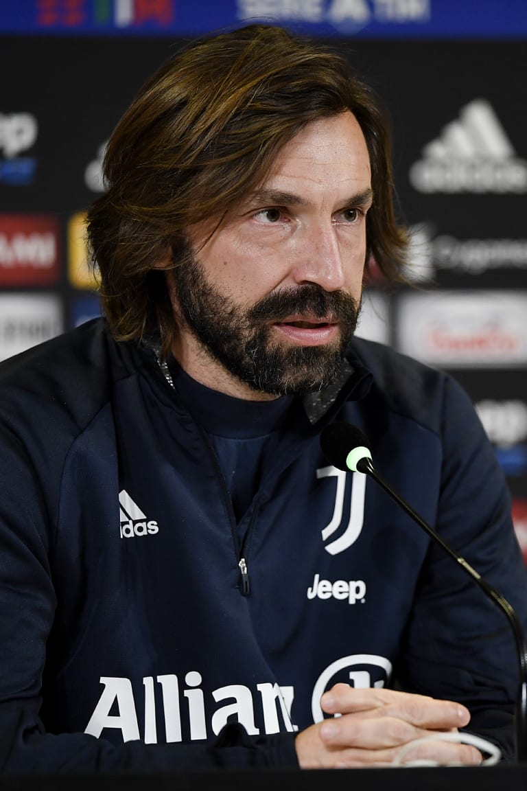 Mister Pirlo presenta Juve-Roma