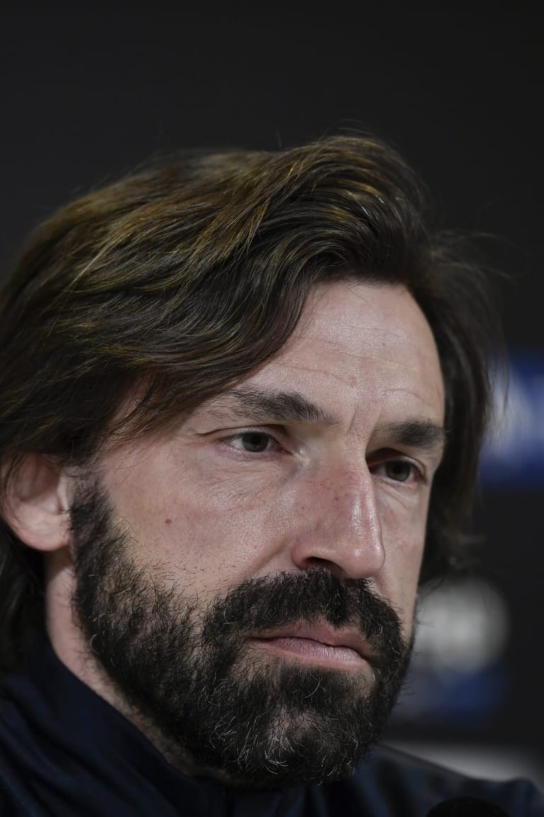Coach Pirlo presents Juve-Benevento