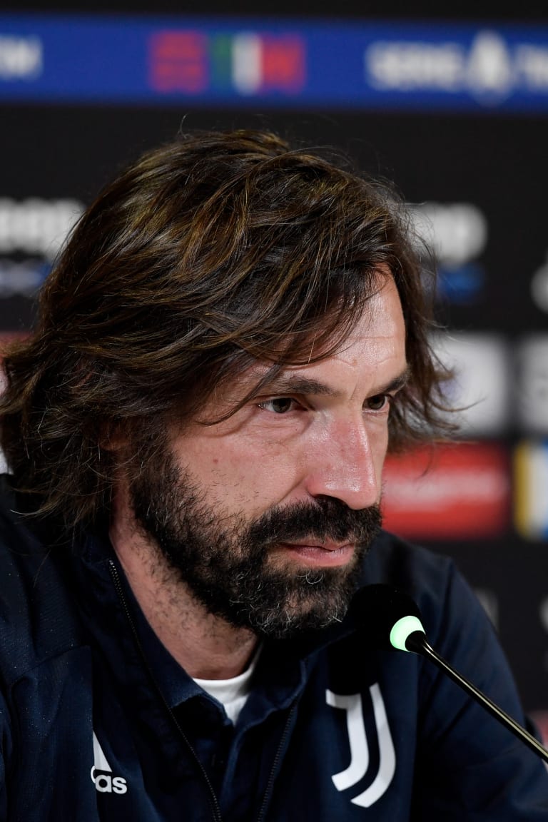 Coach Pirlo presents Fiorentina-Juve