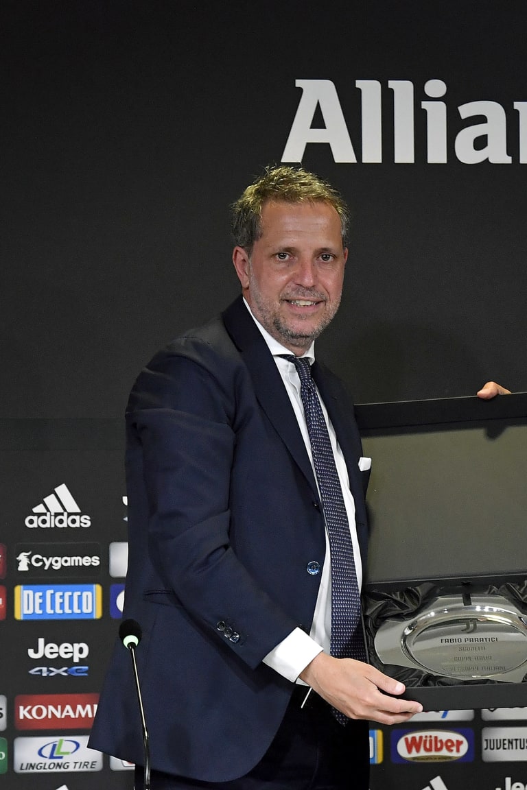 Paratici: «Grazie Juventus»