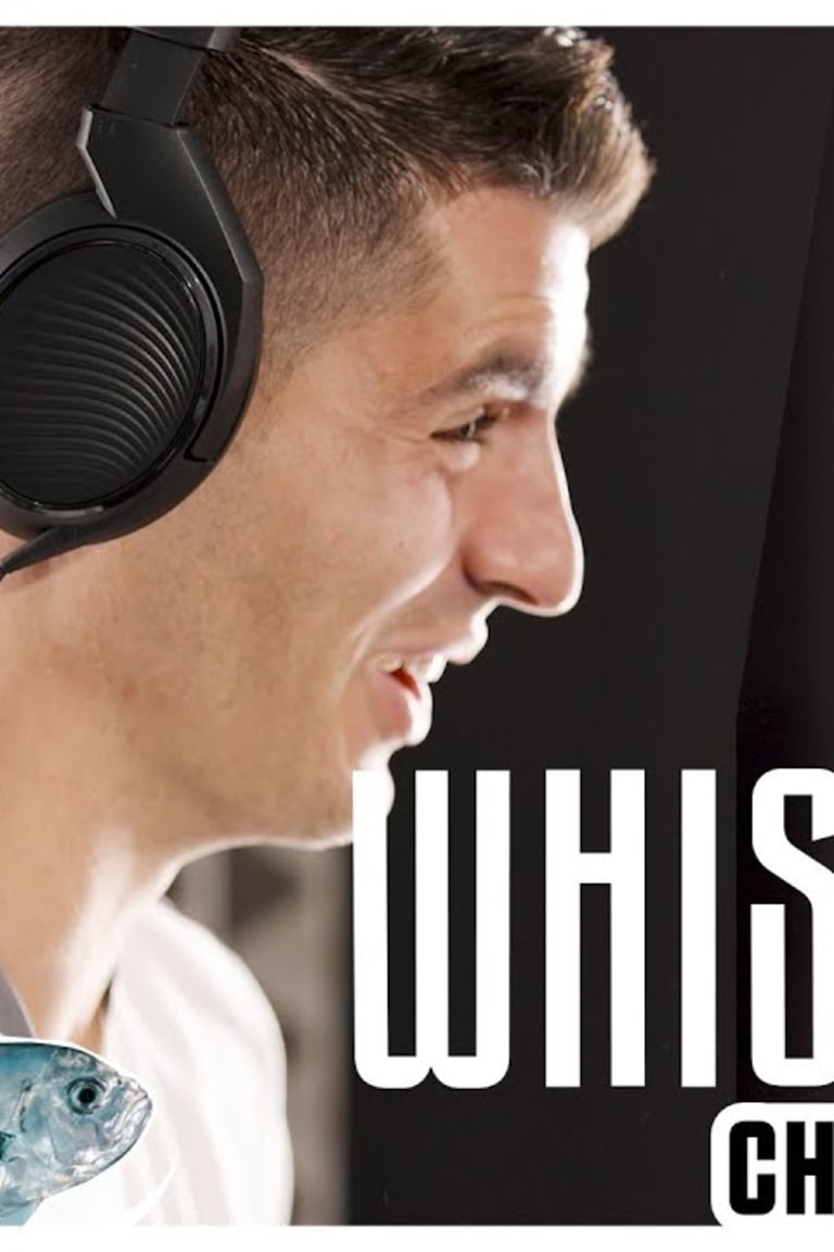 Alvaro Morata and Carlo Pinsoglio take on the Whisper Challenge!