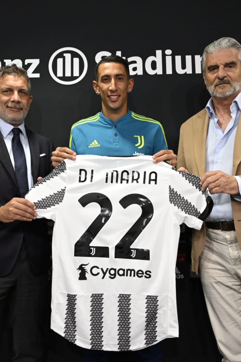 Di María: "Encantado de estar en la Juventus"