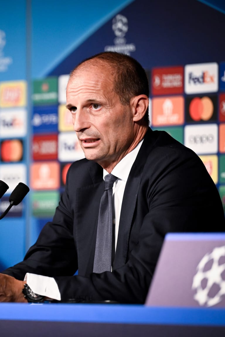 Allegri e Bonucci: «A Parigi per fare una grande partita»