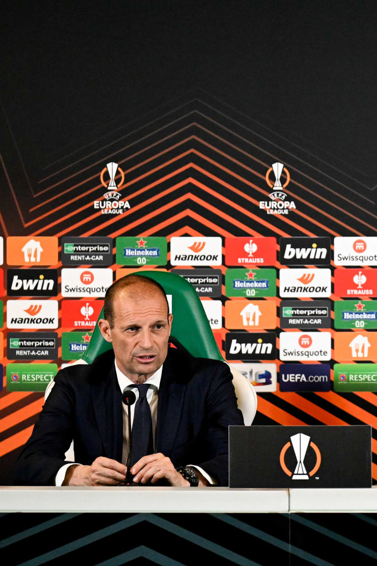 Allegri e Alex Sandro: «Vogliamo la semifinale di Europa League»