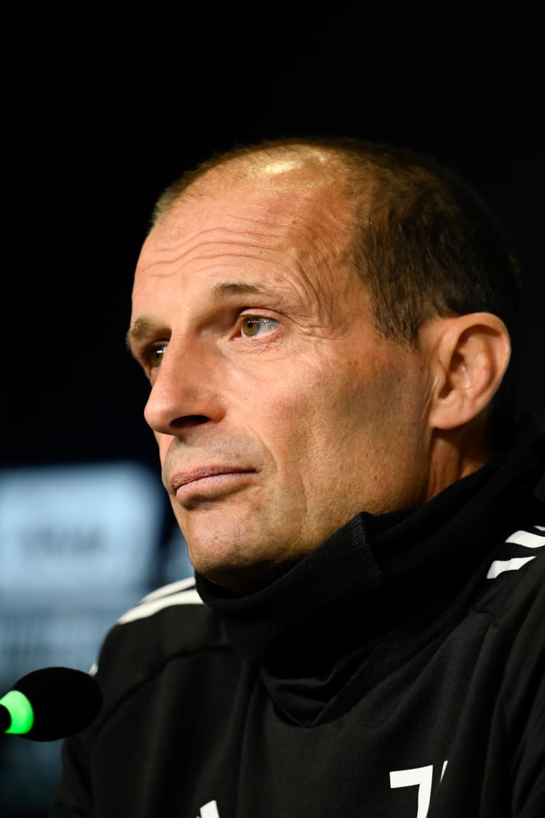 Coach Allegri previews Udinese - Juventus