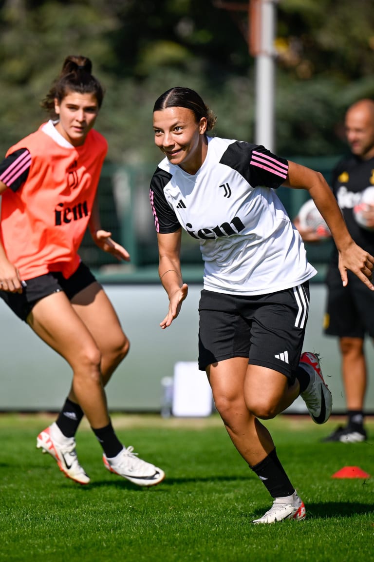 Women | The first training session in Biella