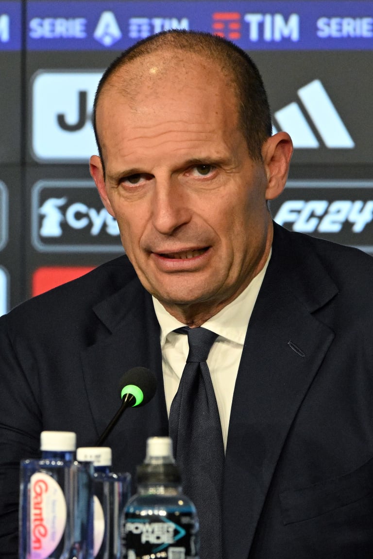 La conferenza stampa di Massimiliano Allegri alla vigilia di Lecce-Juventus