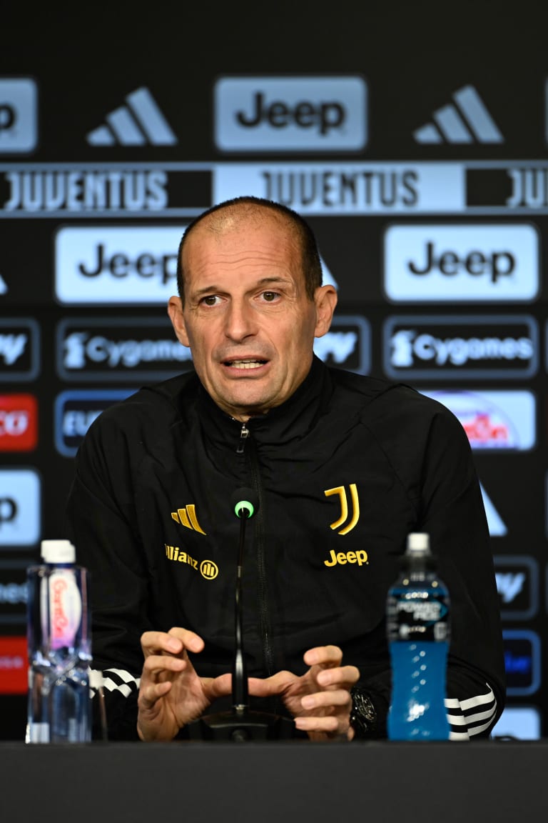 LIVE | Coach Allegri previews Cagliari-Juventus