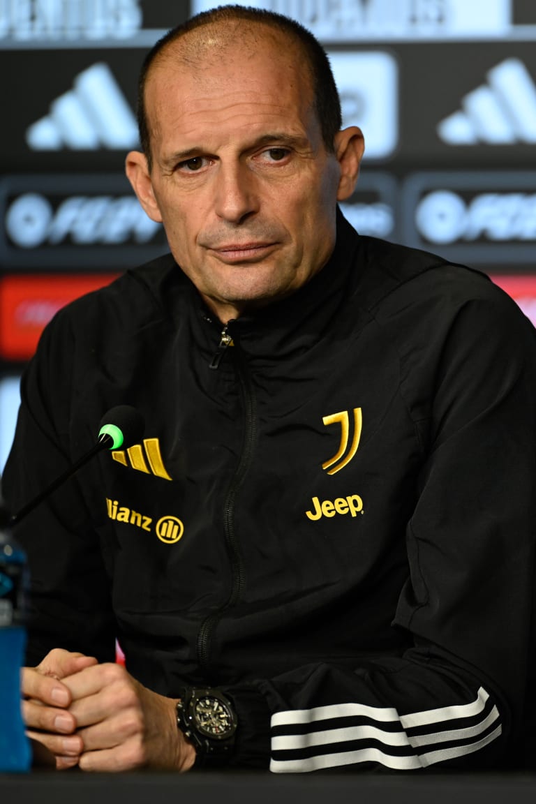 Coach Allegri previews Juventus - Milan
