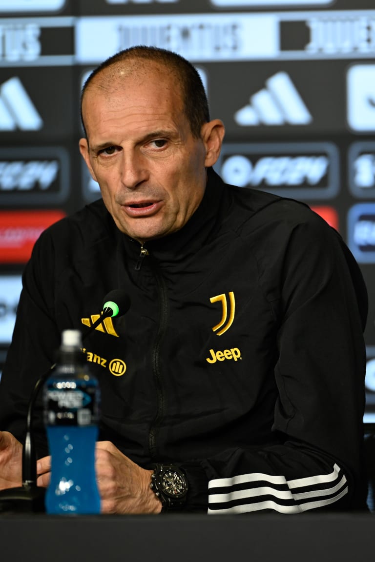 Coach Allegri previews Juventus - Salernitana