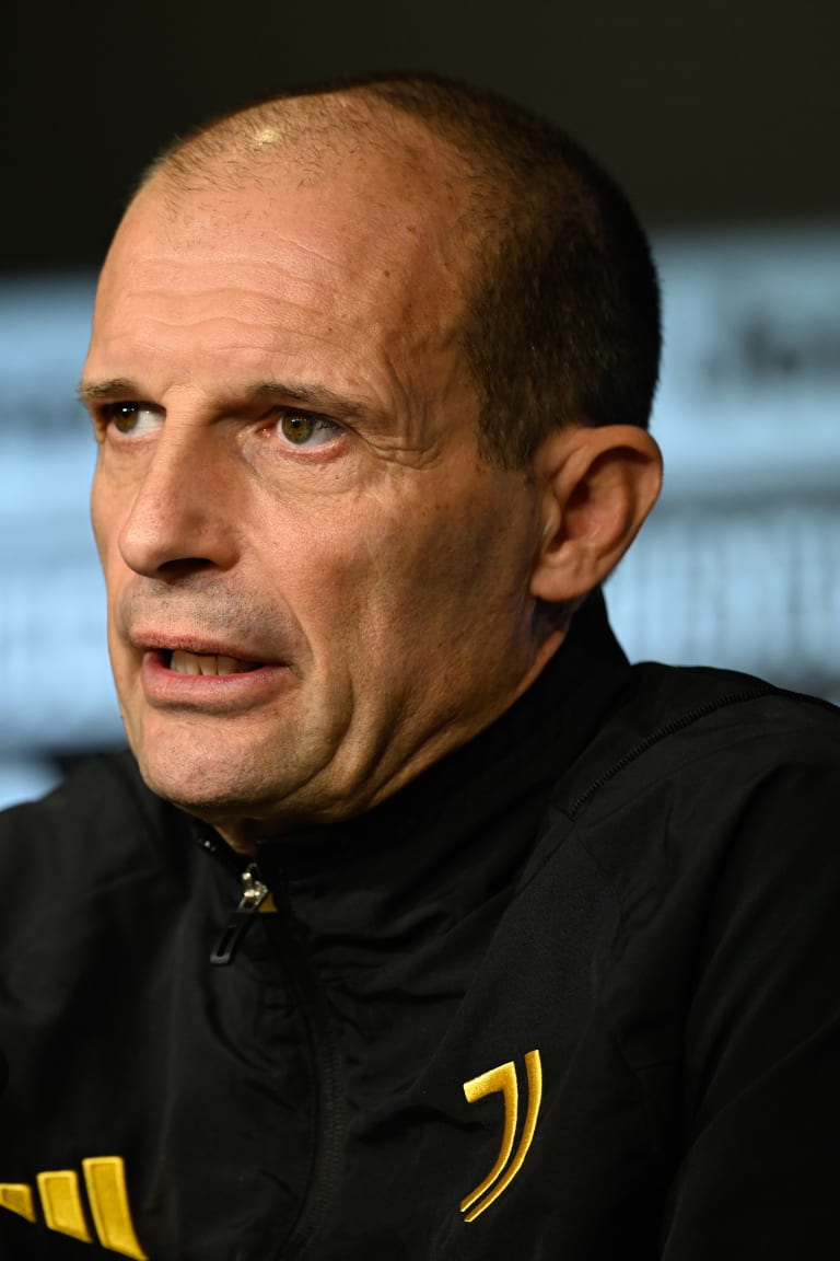 La conferenza stampa di Allegri alla vigilia di Juventus-Salernitana