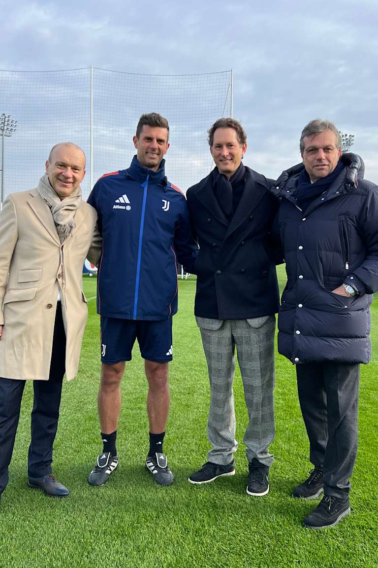 John Elkann visits the Juventus Training Centre