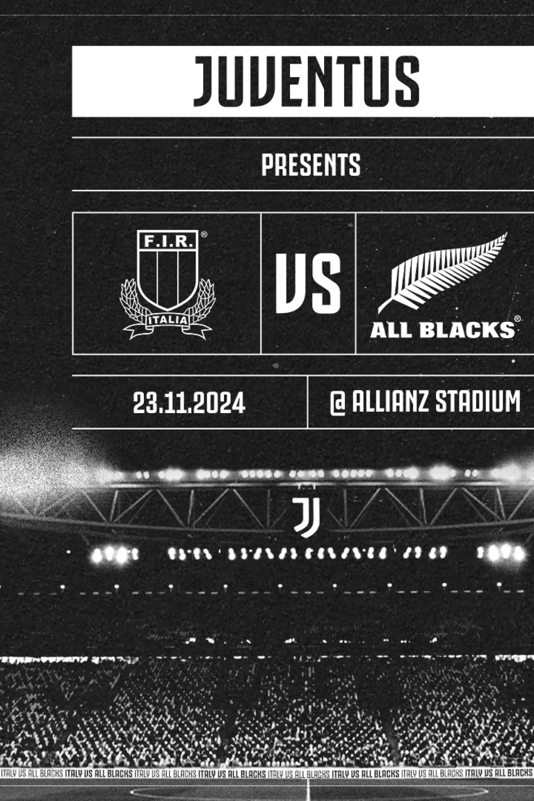 23 November: Juventus menjadi tuan rumah pertandingan rugbi terbesar pertama kalinya di Stadion Allianz!