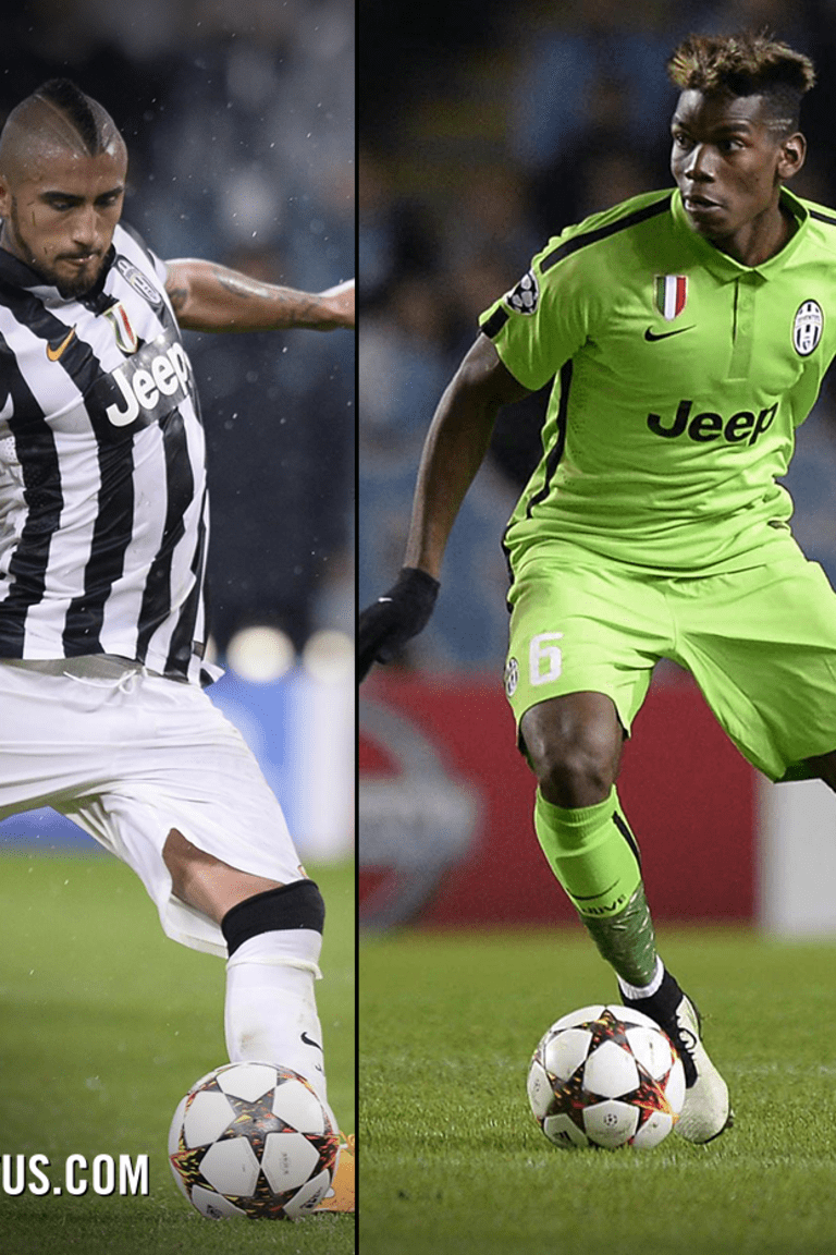 Pirlo, Pogba and Vidal shortlisted for FIFA team