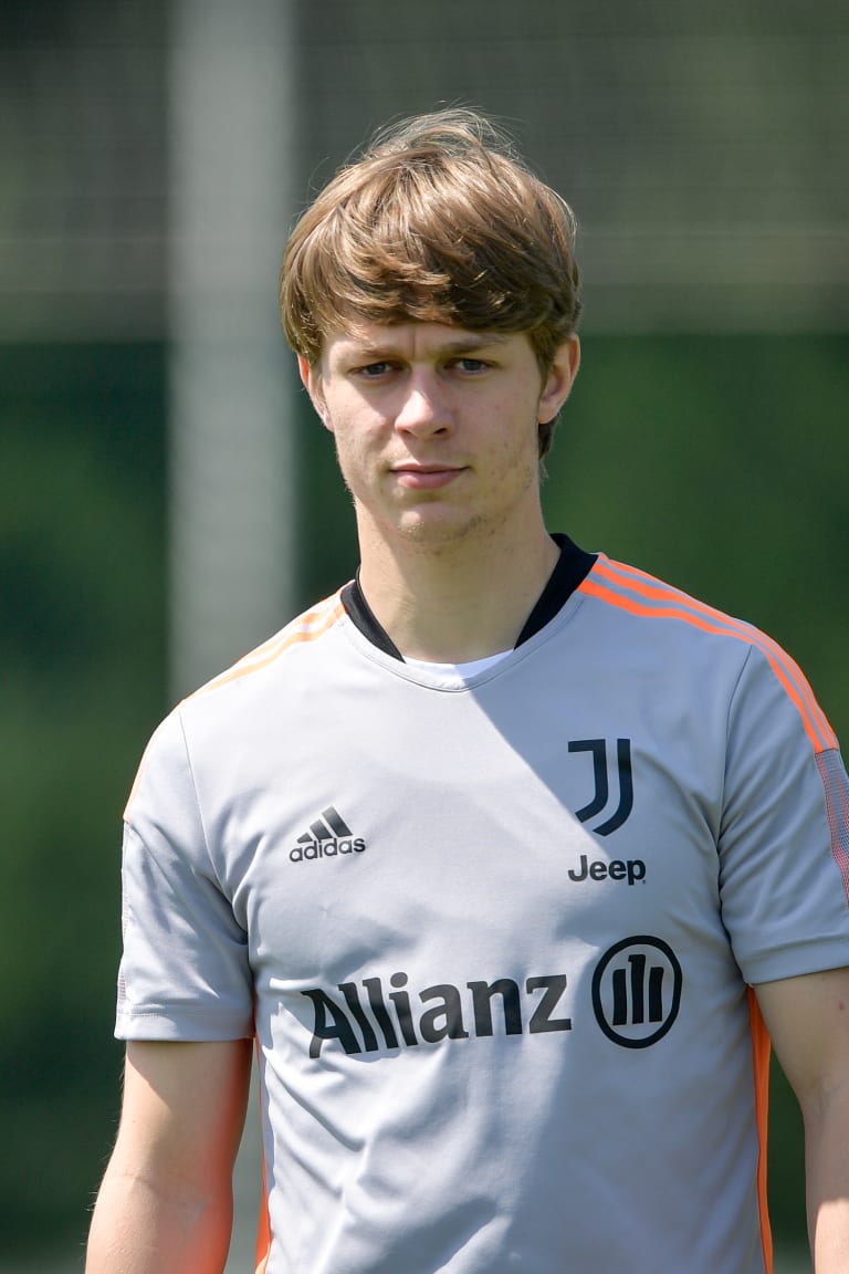 Hans Nicolussi Caviglia of Juventus FC looks on during the