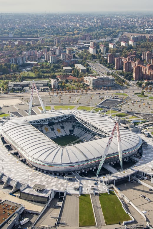 Allianz Stadium and JTC Aerial Views