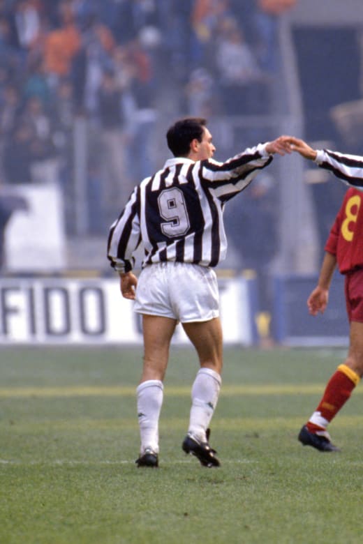 fotografia originale d'agenzia Roberto Baggio - 18 - Genoa-Juventus: (0