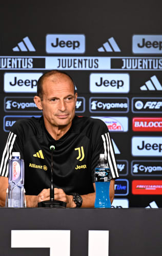 Mister Allegri presenta Sassuolo-Juventus