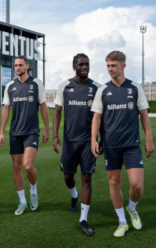 L’allenamento verso Juventus-Lazio
